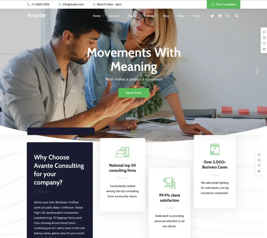 diseño de páginas Web para Consultores 2 - KOM Agencia Digital | Diseño web en Lima, Perú